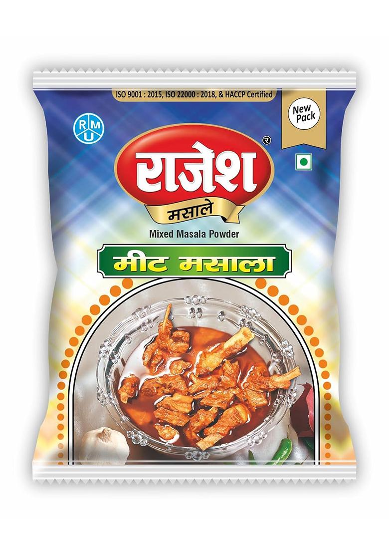 Rajesh Meat Masala Powder, Spices With Natural Ingredients For Delicious Cooking