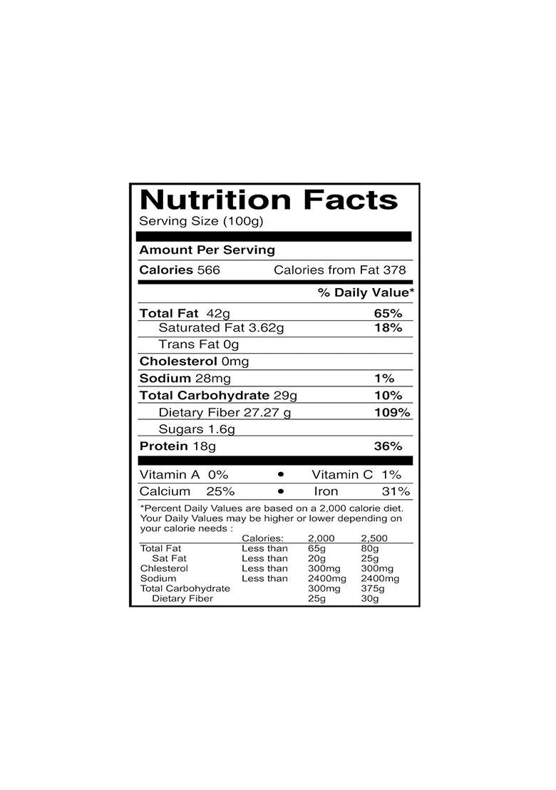 Organic Tattva Tattva, Flax Seeds (Alsi) Quality Raw Unroasted Seeds, No Artificial Additives Or Harmful Pesticides Enriched With Omega-3, Heart-Healthy (100G, Pouch) - Indya