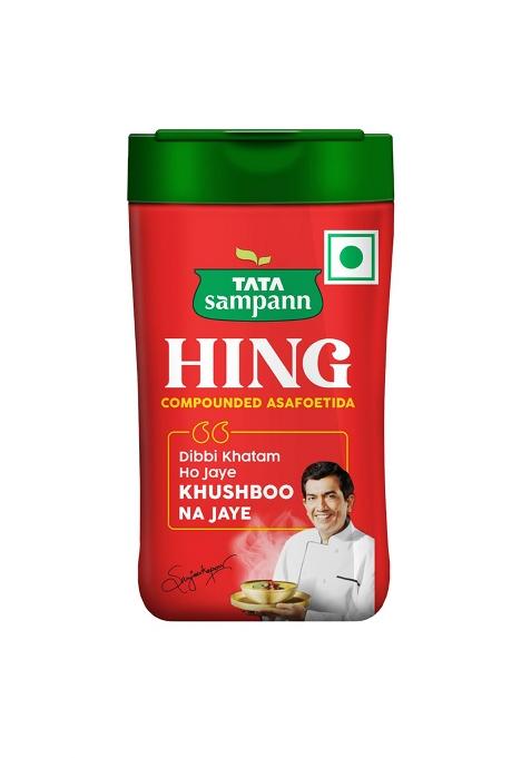 Tata Sampann Hing, Compounded Asafoetida (Bandhani Hing), 50G, Recommended By Chef Sanjeev Kapoor, Strong Flavour & Aroma