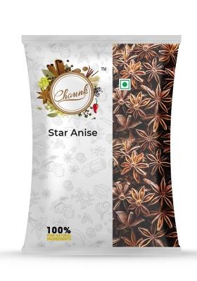 Chounk Natural Star Anise 100G (Pack Of 1) | Spices Whole Chakri Phool Badiyan With No Preservatives, Additives