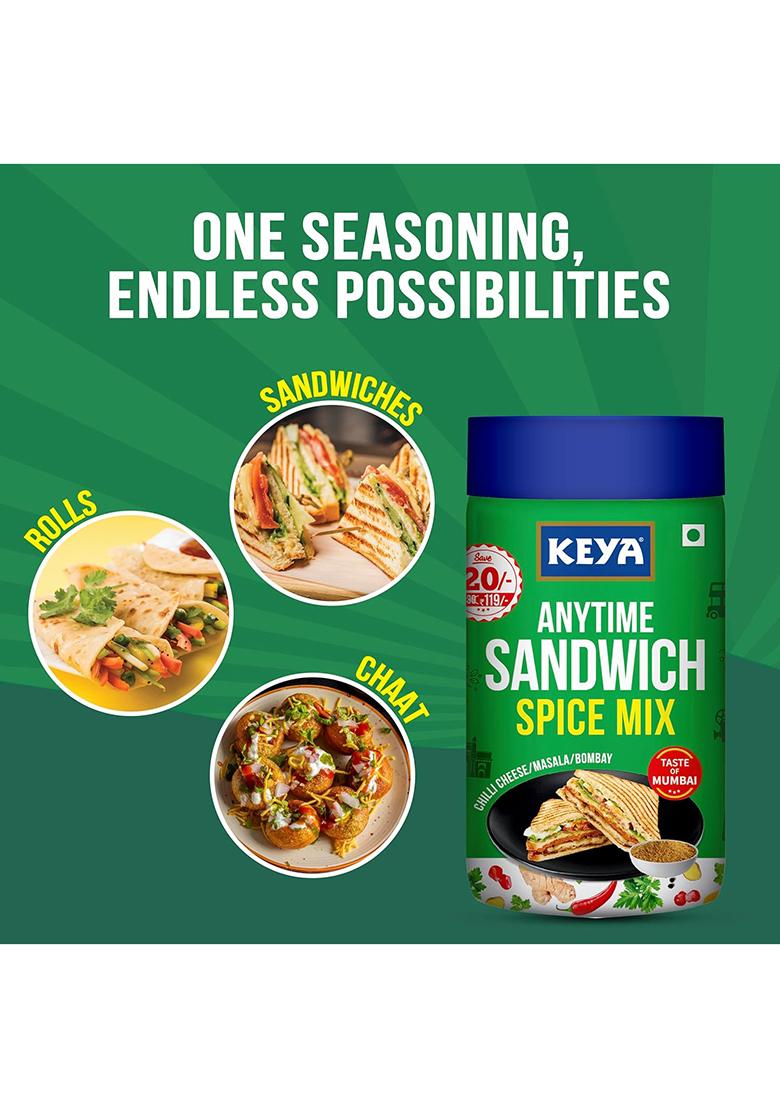 Keya Any Time Sandwich Spice Mix 90G