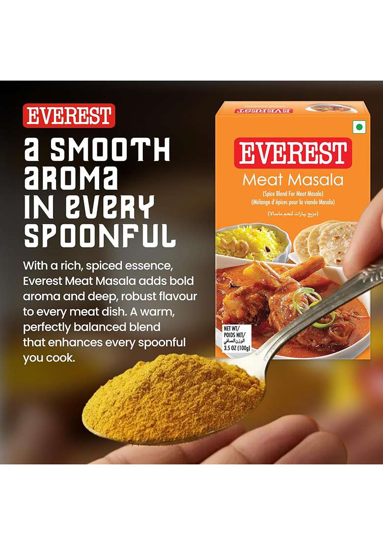 By Everest Meat Masala Powder, 100G Carton, Cardamom - Indya