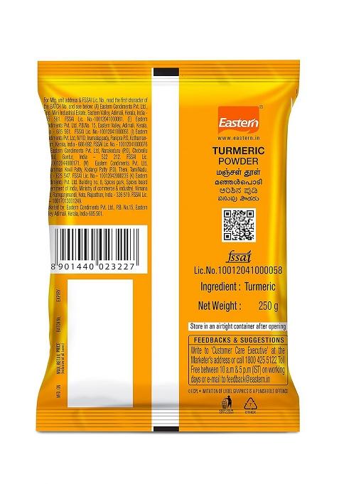 Eastern Turmeric/Haldi Powder | 250 Grams No Added Preservatives & Colours