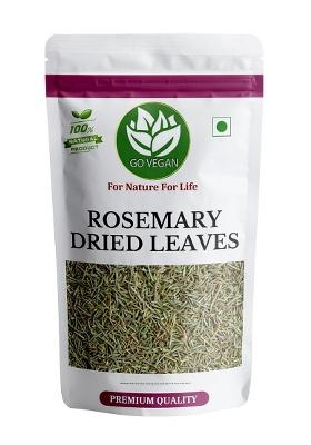 Go Vegan Rosemary Dried Leaves - 100Gm | For Hair Growth & Food 100G