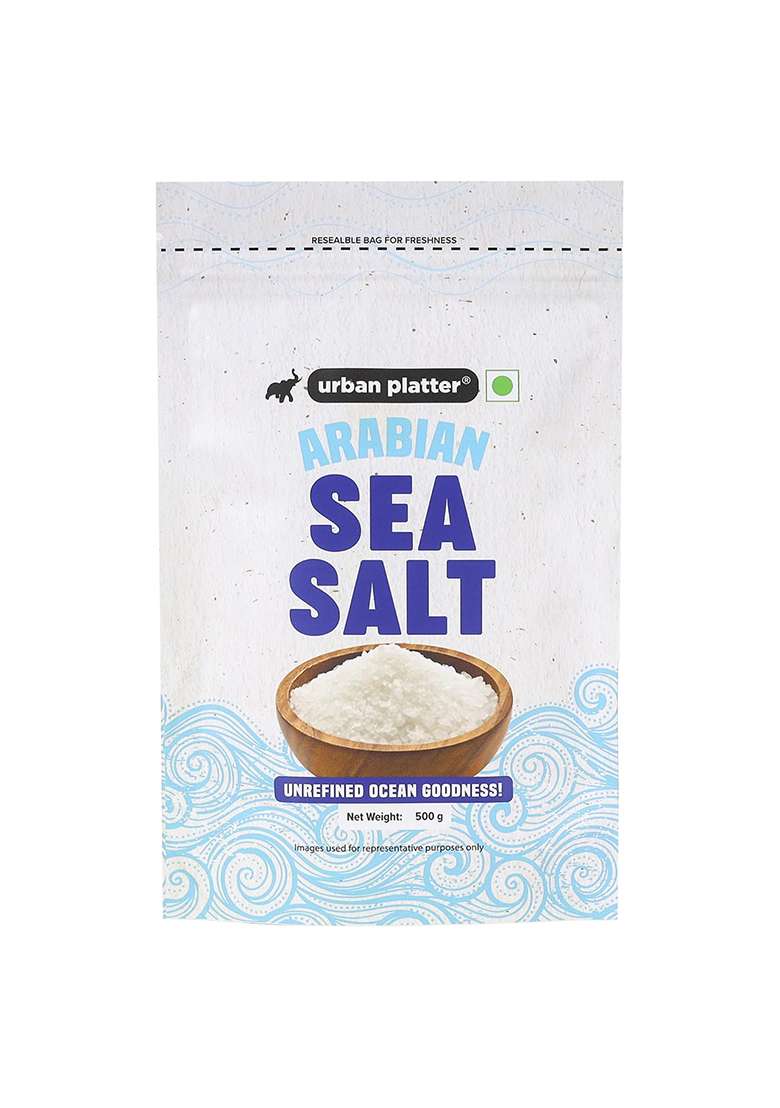Urban Platter Arabian Sea Salt Flakes, 500G - Indya