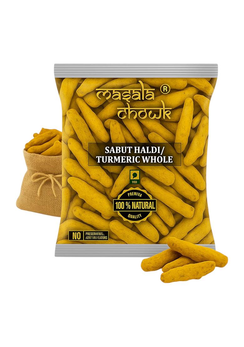 Masala Chowk Deluxe Turmeric Whole/Haldi Sabut, 1 Kg