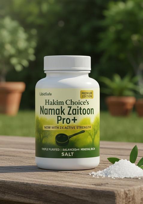 Libidsafe Jaitun Salt By Suleman | Original Zaitoon Ka Namak 100G Natural Olive For Digestion, Gas & Acidity Relief Herbal Remedy Stomach Health Immunity Support