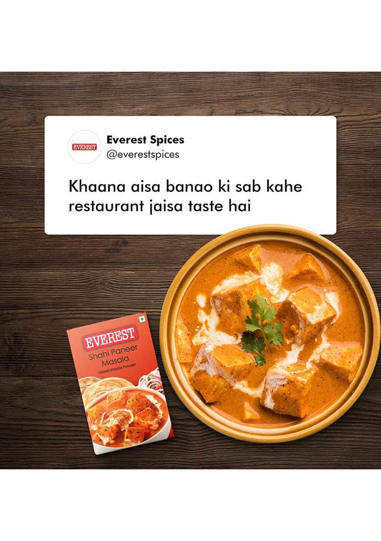 Everest Shahi Paneer Masala, 100G - Indya