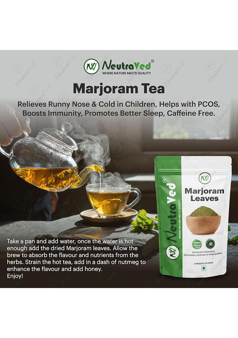 Neutraved Marjoram Dried Leaves/Marjoram Herbs, With Rich Aroma And Flavor 70G