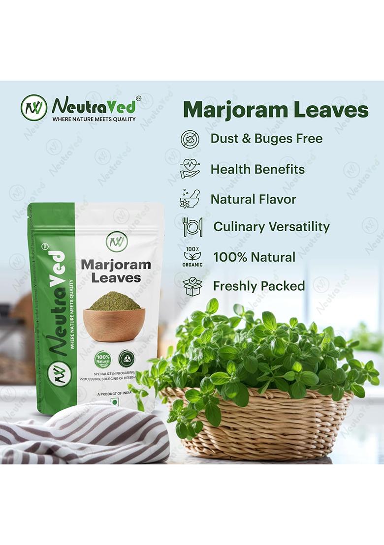 Neutraved Marjoram Dried Leaves/Marjoram Herbs, With Rich Aroma And Flavor 70G