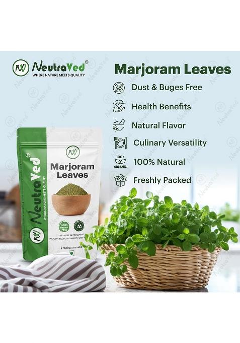 Neutraved Marjoram Dried Leaves/Marjoram Herbs, With Rich Aroma And Flavor 70G