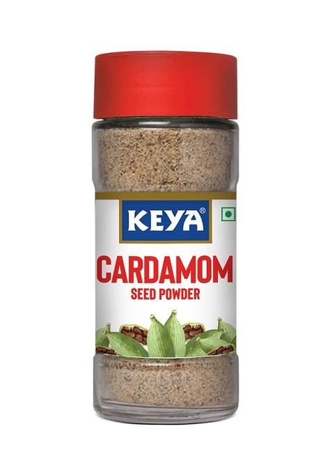 Keya Cardamom Seed Powder 50Gm | Only Seeds No Husk Elaichi Exotic Spices Aromatic, Finely Ground, Non-Gmo Ideal For Exquisite Flavoring 50G