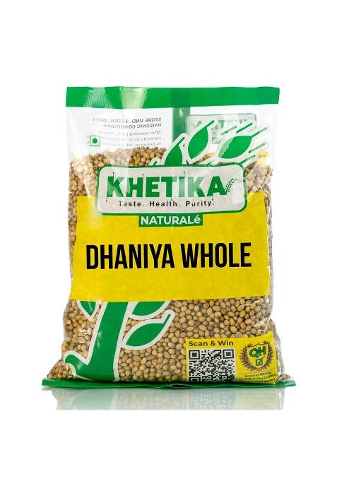 Khetika Whole Coriander 200 Gm, Dhaniya Whole, Seeds 100% Pure, Mineral Rich, Preservatives Free, Naturale