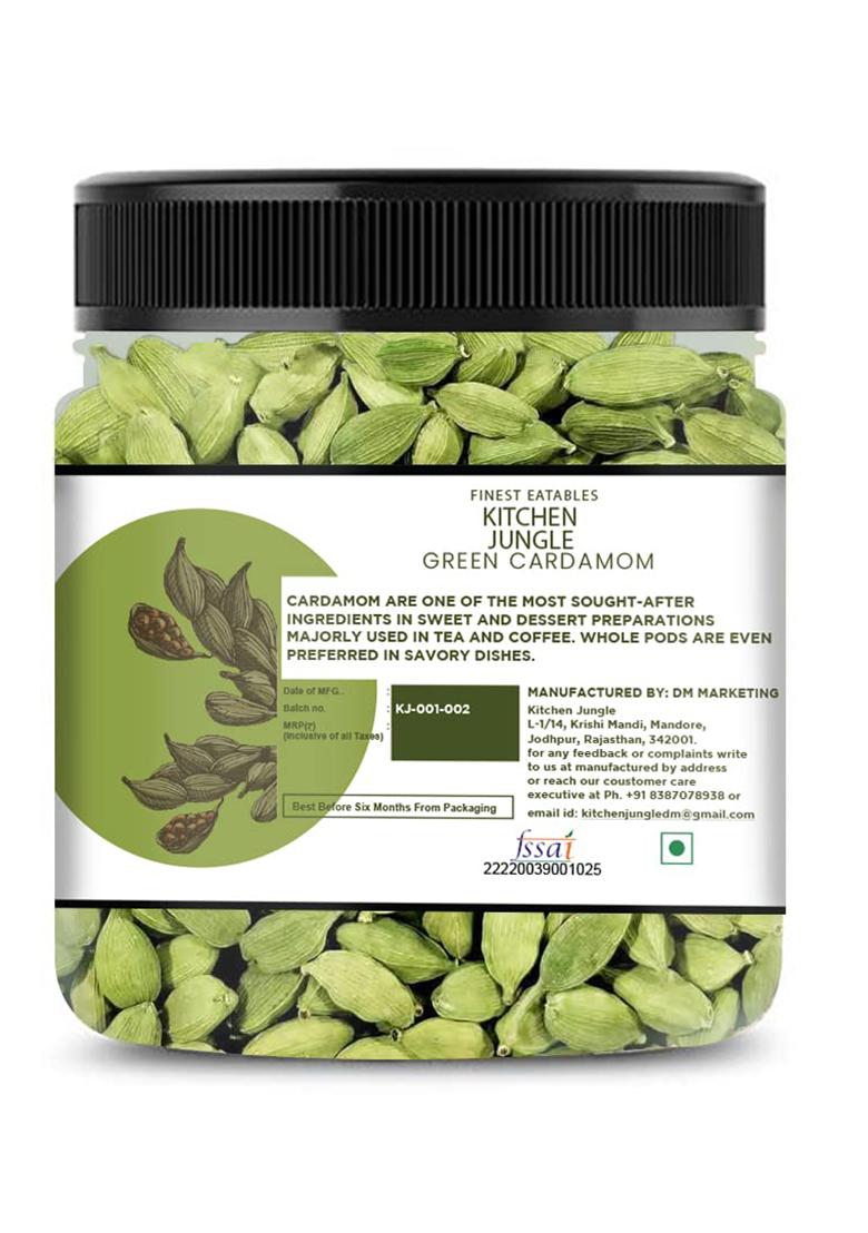 Kitchen Jungle Premium Green Cardamom (Elaichi) 100 Gm