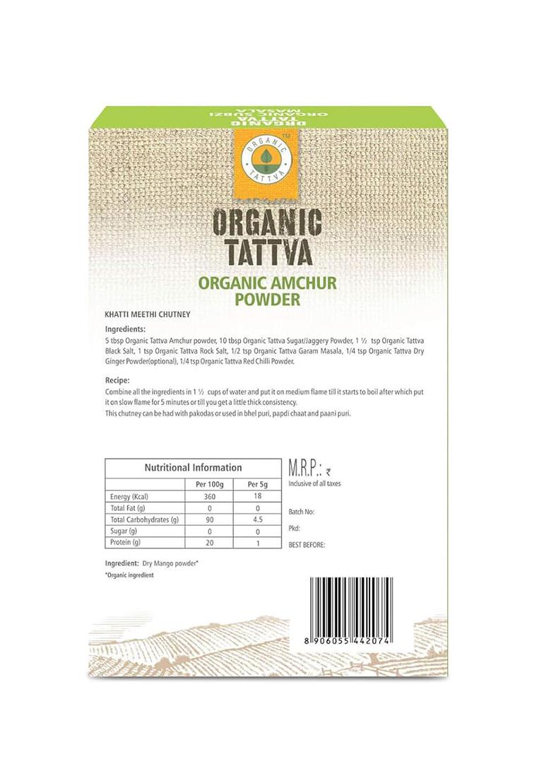 Organic Tattva Tattva, Amchur (Dry Mango) Powder