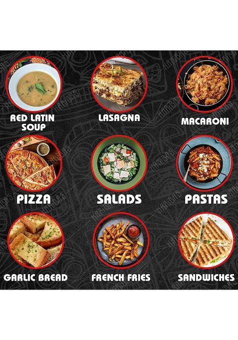 Haribas Combo Of Red Chilli Flakes&Oregano Sprinkler100Gram Eachnatural Ingredientschilli Seasonings 100% Purevegetarian Pizzapastasandwich Usessame Taste Every Time