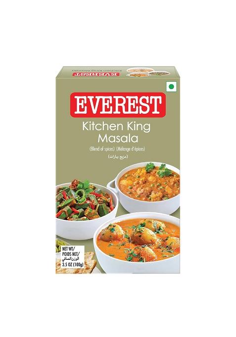 Everest Kitchen King Mixed Masala Powder 100G Carton, Turmeric