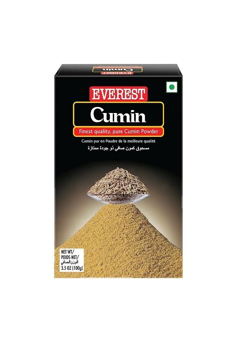 Everest Cumin Powder, Carton, 100 Gram
