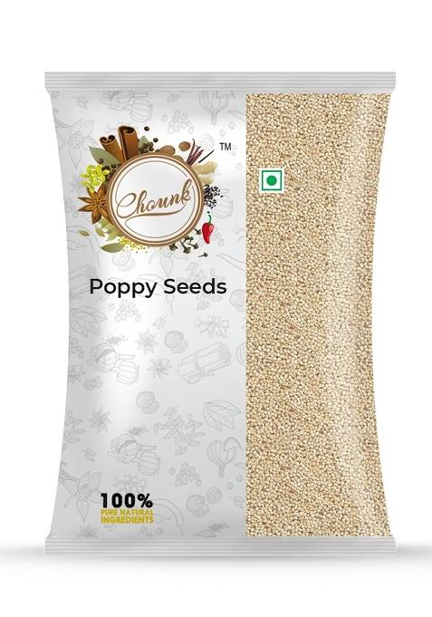 Chounk Spices Natural Poppy Seeds 100 Gm Artificial Colors And Preservatives Free | Khus Khas Posta Dana Khaskhas White No Coating