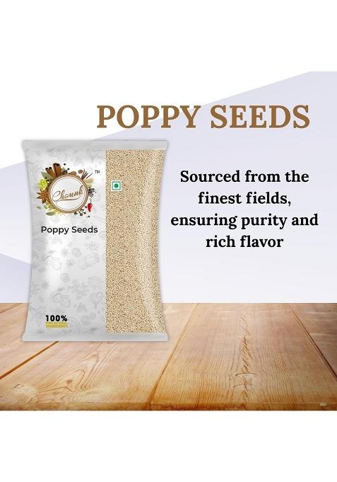 Chounk Spices Natural Poppy Seeds 100 Gm Artificial Colors And Preservatives Free | Khus Khas Posta Dana Khaskhas White No Coating