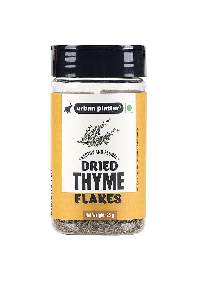 Urban Platter Dried Thyme Flakes, 25G - Indya