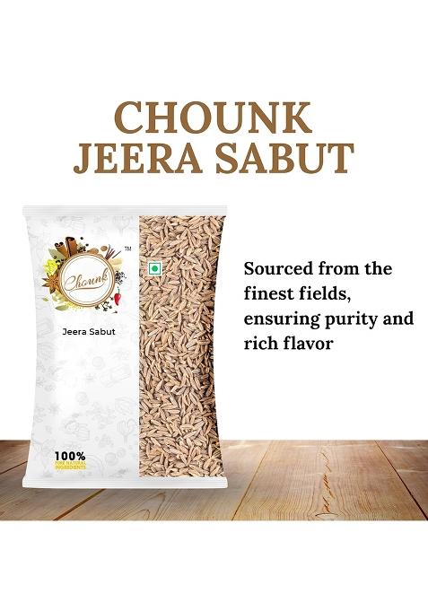 Chounk Cumin Seeds 100Gm (Pack Of 1) | Natural Whole Spices Jeera With No Preservatives And Additives Spice For Indian Cooking