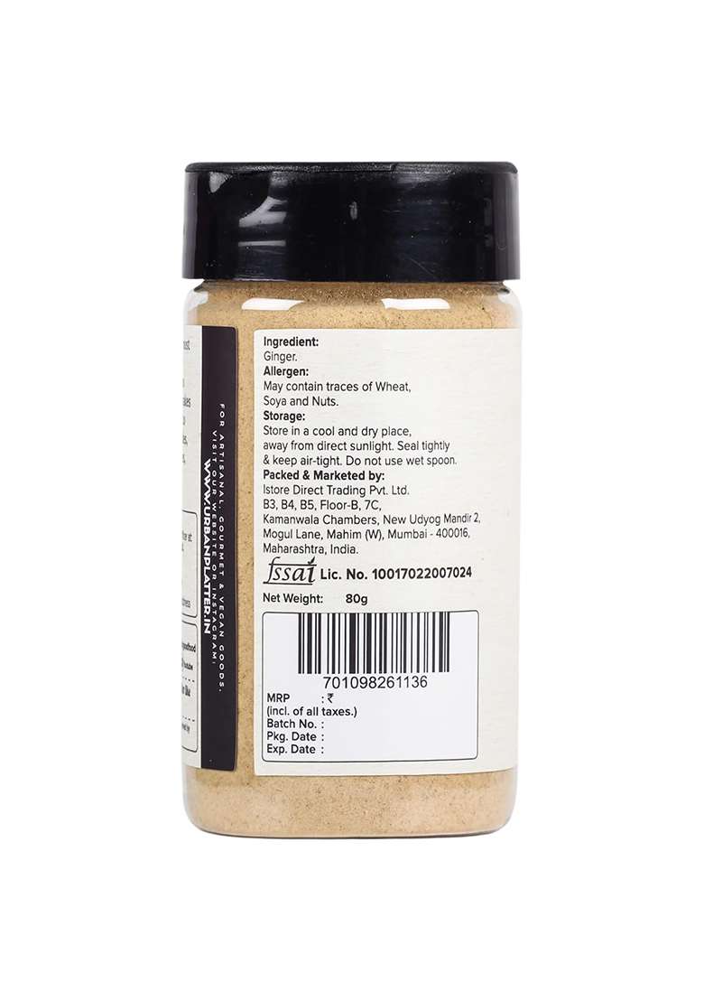 Urban Platter Dried Ginger Powder (Sunth), 80 G - Indya