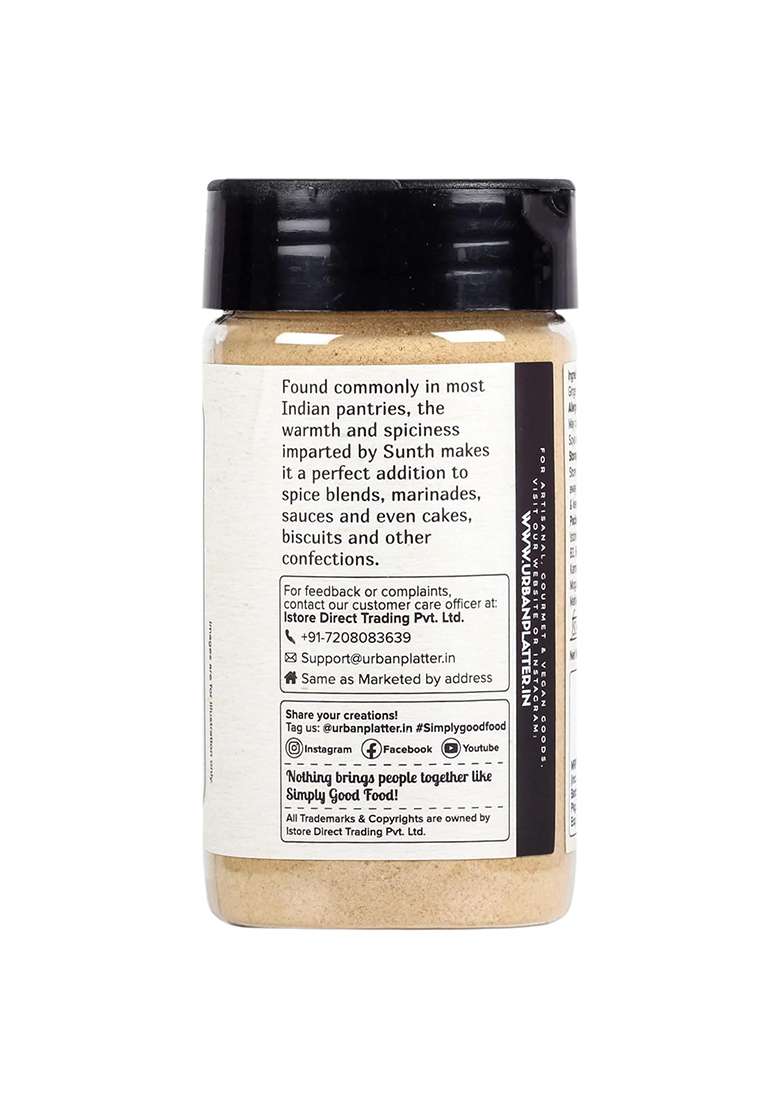 Urban Platter Dried Ginger Powder (Sunth), 80 G - Indya
