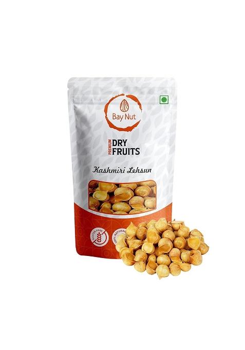 Bay Nut Premium Kashmiri Lehsun/Garlic Natural - Organics Mountain Garlic 50Gm