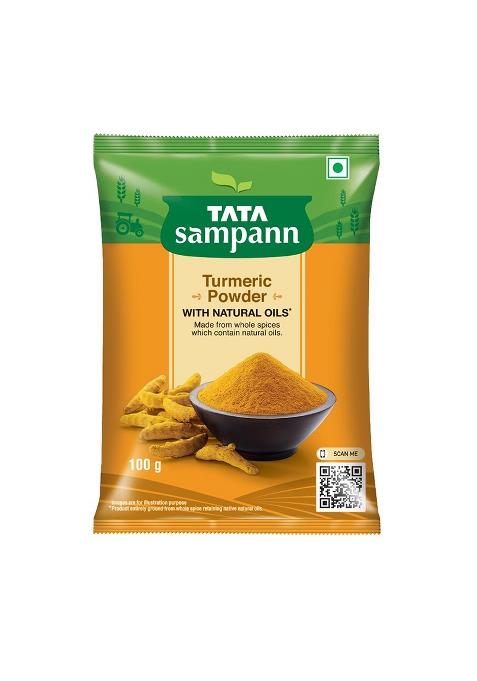 Tata Sampann Turmeric Powder With Natural Oils, 100G, Haldi