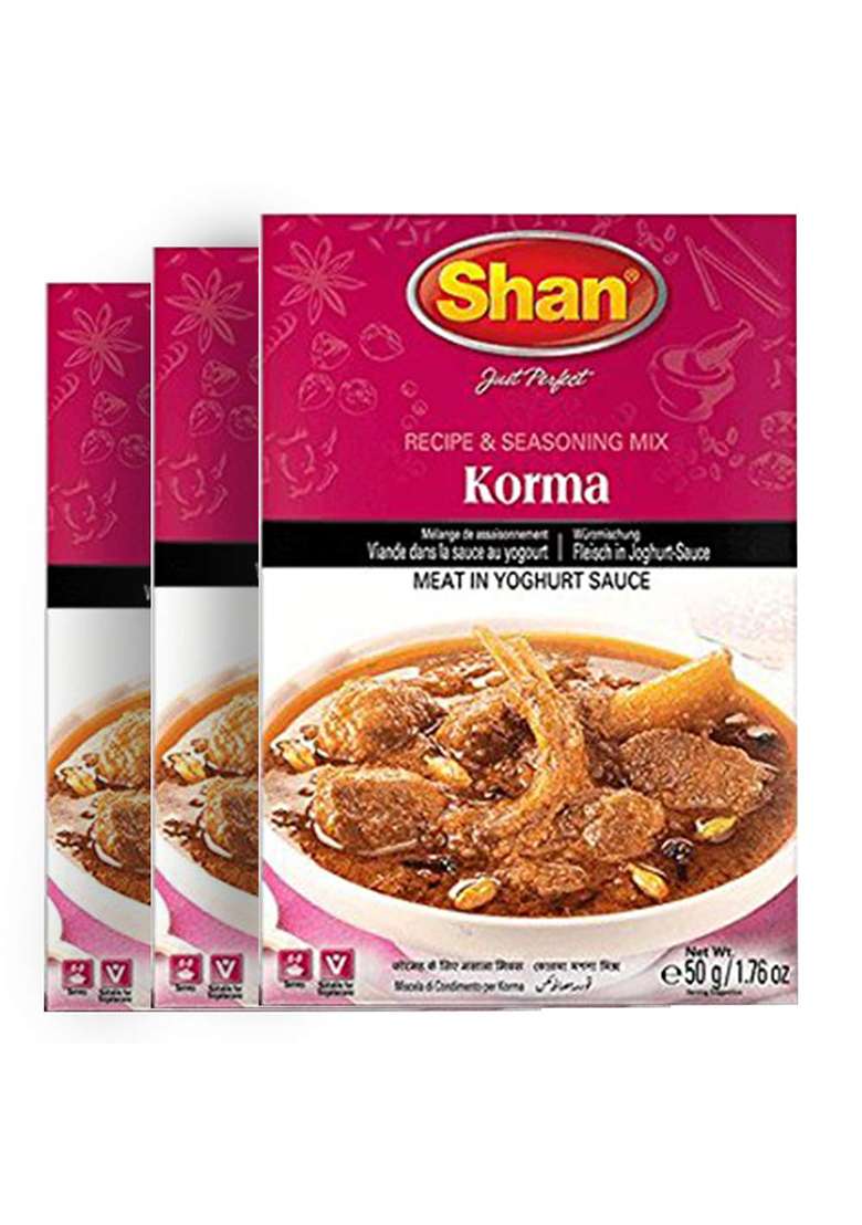 Shan Korma Masala, 1.76 Oz 50 G, 3 Pack - Indya
