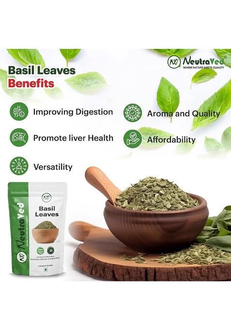 Neutraved Basil Dried Leaves, 70 Grams