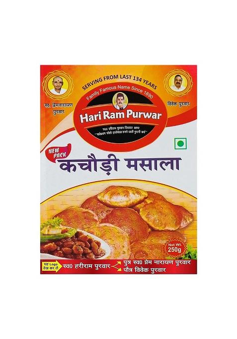 Hari Ram & Sons Purwar Kachauri Masala | Kachori Powder Urad Dal Mix Easy To Cook Recipe Ready For Homemade Legendary Spice From Loknath Prayagraj 250 Gm Pack