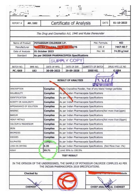 Foodaids Potassium Salt/Namak (300 Gm) Pack Of 3. Help In High Bp Patients And Electrolyte Balance] Sodium Free Salt For Cooking. Pure Chloride Powder.