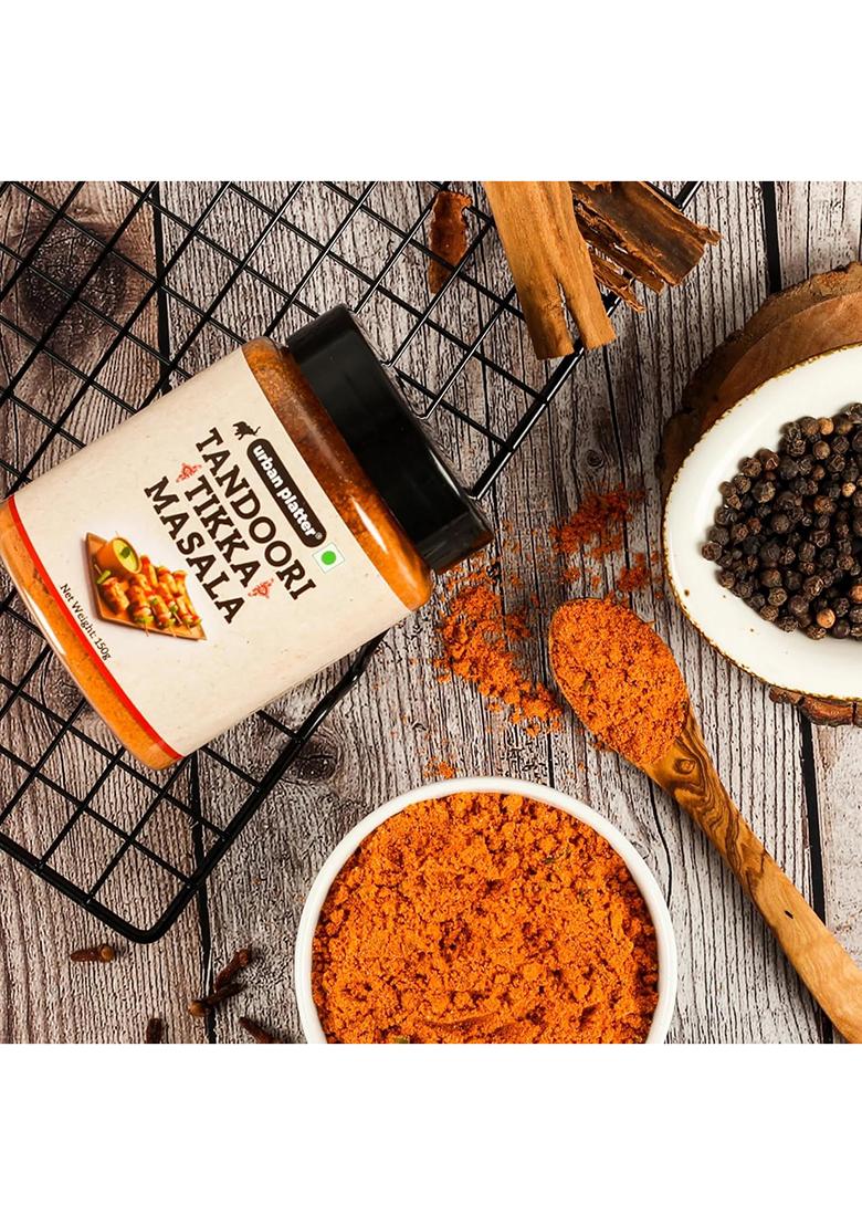 Urban Platter Tandoori Tikka Masala Powder, 1 [Masala|Flavourful Blend Of Spices|Sprinkle Or Add To Your Appetizers, Gravies, Veggies, Fries],150 Grams