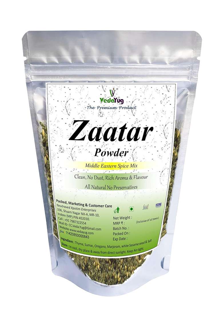 Vy Vedayug Zaatar Powder | Middle Eastern Zatar Mediterranean Spice, 100G, Vegetable Masala - Indya