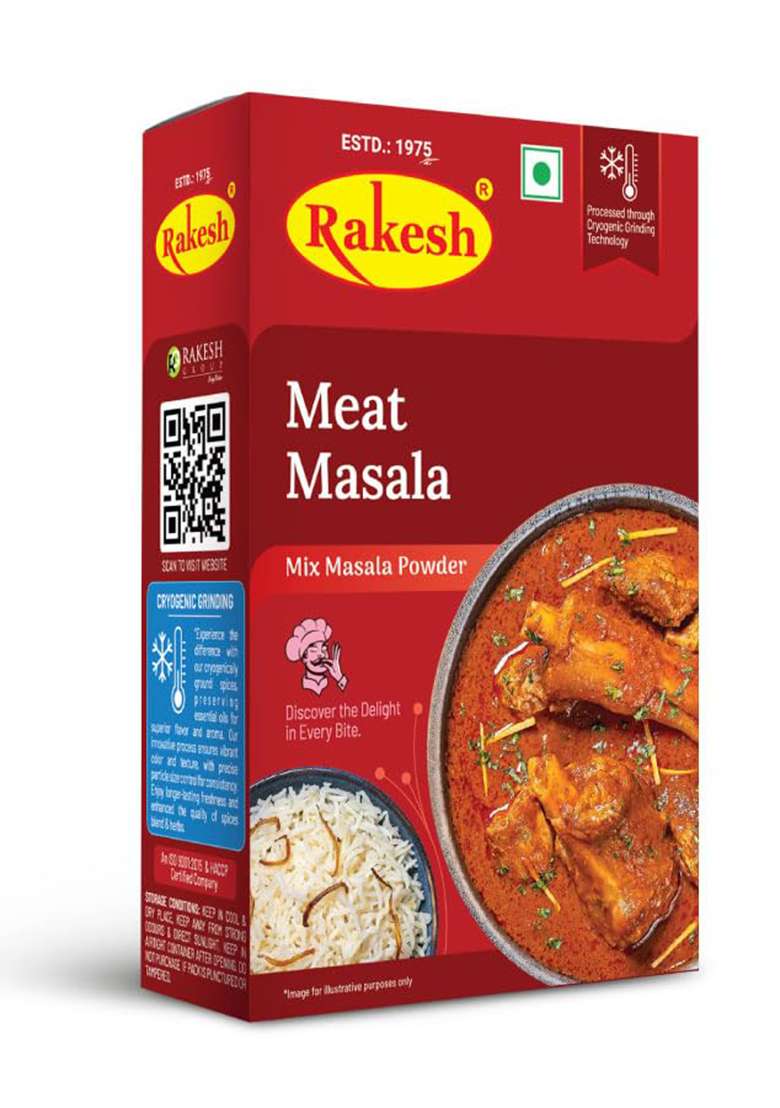 Rakesh Group Masala Combo Pack Chicken, Meat, Garam & Hing Powder (50G Each) 1 Pc Each - Indya