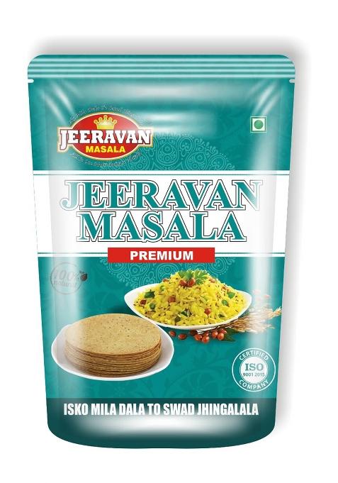 Jeeravan Masala Premium 500G | Natural Poha Powder Blend Of 32 Spices With Hing Raita, Fruit Chaat & Taste Maker Mix No Artificial Preservatives, Colors And Flavours