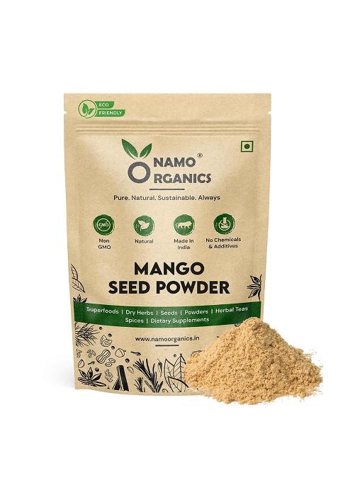 Namo Organics - Mango Seed Powder 500 Gm B12 Rich | No Preservatives Double Filtered Added Impurities