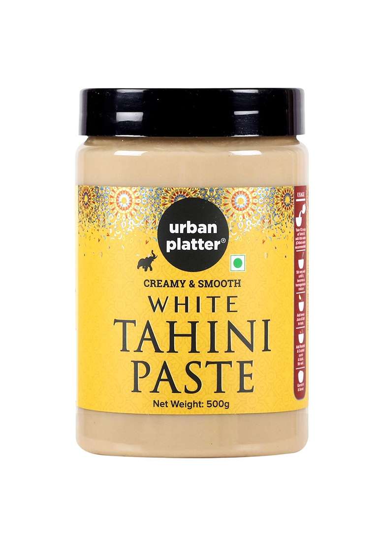Urban Platter Tahini Paste, 500G (Smooth & Creamy White Sesame Tahina | Ideal For Hummus Shawarma Sauce) - Indya