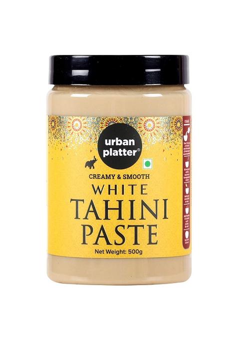 Urban Platter Tahini Paste, 500G (Smooth & Creamy White Sesame Tahina | Ideal For Hummus Shawarma Sauce)