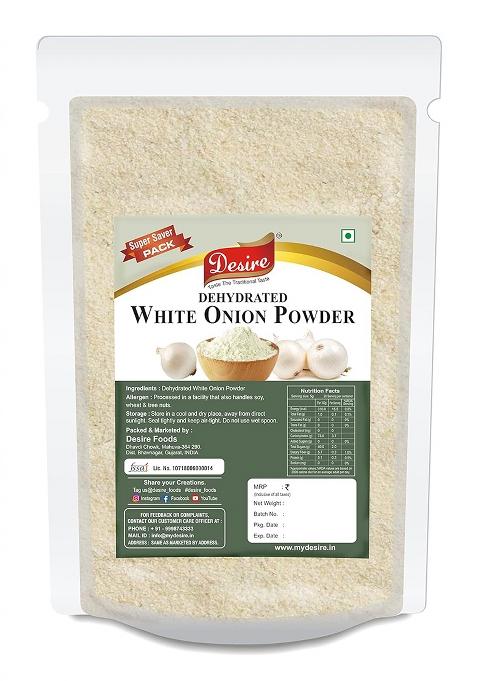 Desire White Onion Powder, 1Kg | Pure, All-Natural Dehydrated Powder Perfect For Enhancing Flavors In Dishes Free From Additives And Preservatives