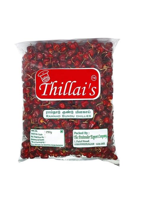 Thillai'S Ramnadu Gundu Chilli -250Gm