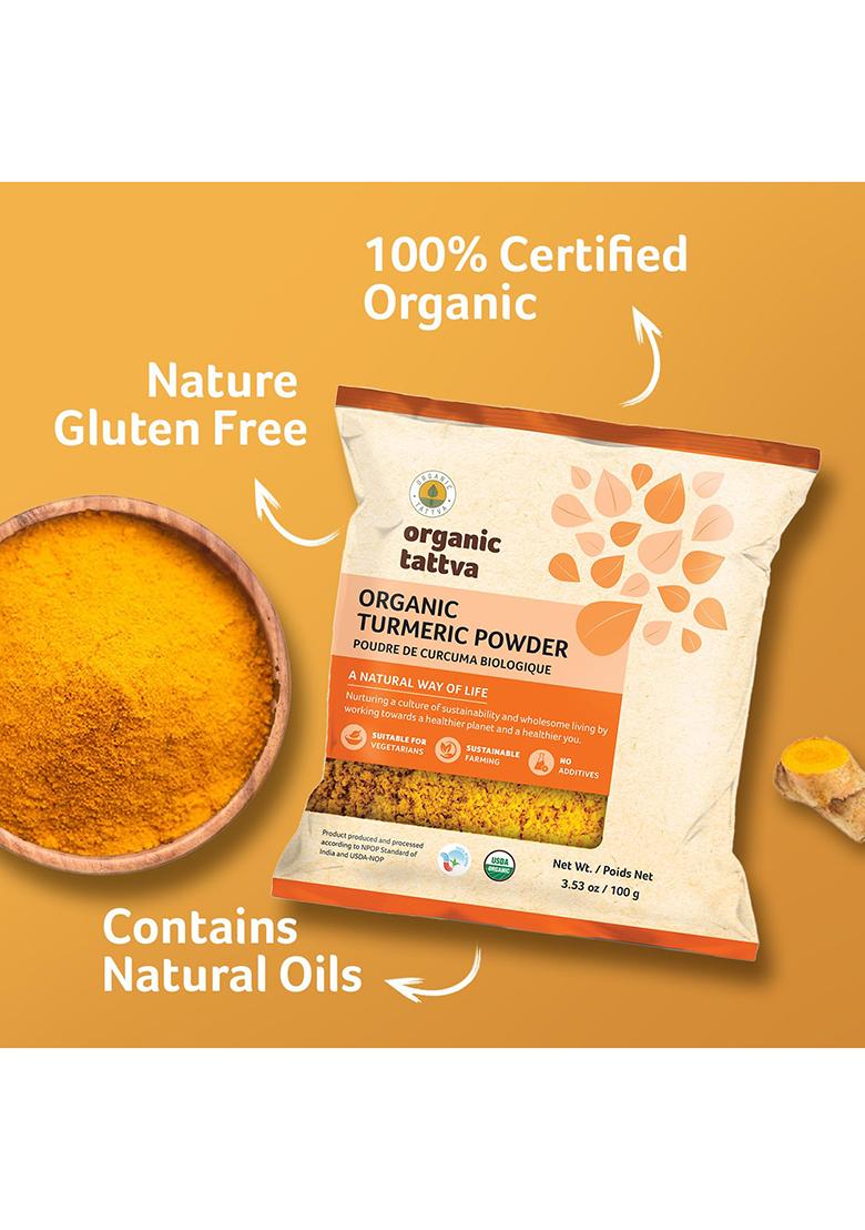 Organic Tattva Tattva, Gluten Free Turmeric (Haldi) Powder