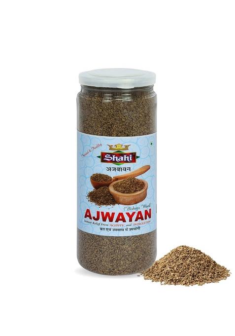 Shahi 100% Organic Roasted Ajwain Seeds 200G Pack | Carom Aromatic Digestive Support Mukhwas Ajwayan/Ajowan Health Benefits