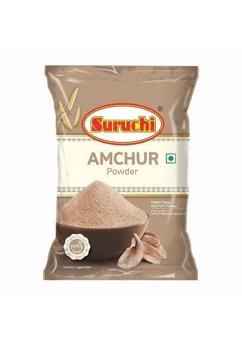 Suruchi Amchur Powder - 100G | Dry Mango Tangy & Flavorful Perfect For Chutneys, Curries, Snacks 100% Natural Authentic Indian Spice (Pack Of 1)