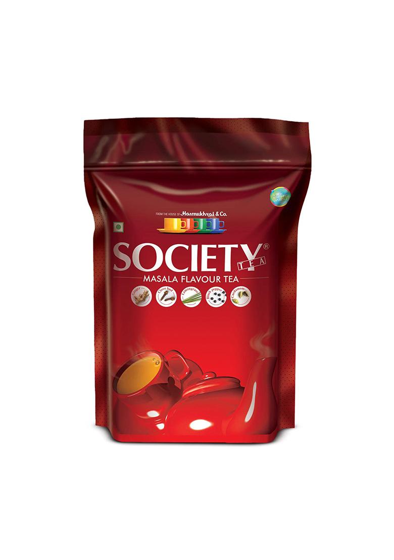 Society Tea Masala Chai | 500 G Pack Of 1 100% Assam Enriched With Cardamom Ginger Cloves Black Pepper And Lemongrass Classic Refreshing All Natural No Preservatives