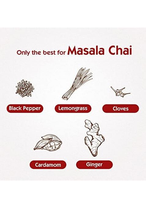 Society Tea Masala Chai | 500 G Pack Of 1 100% Assam Enriched With Cardamom Ginger Cloves Black Pepper And Lemongrass Classic Refreshing All Natural No Preservatives
