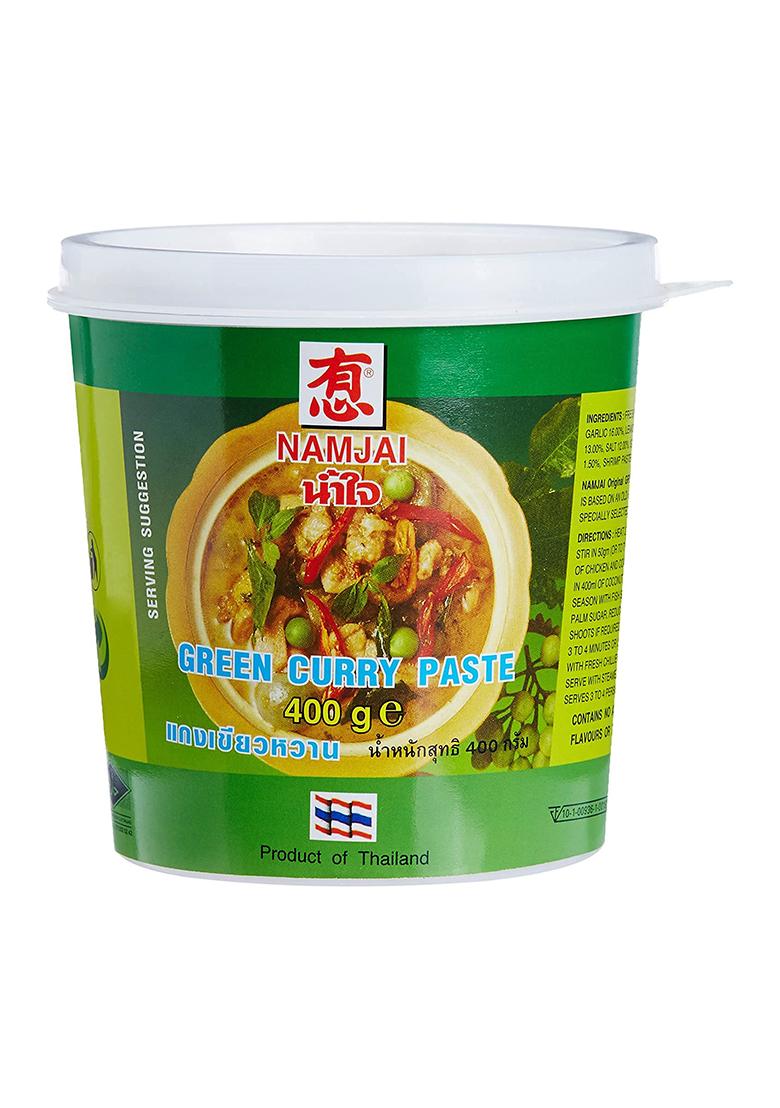 Namjai Green Curry Paste, 400 Gram