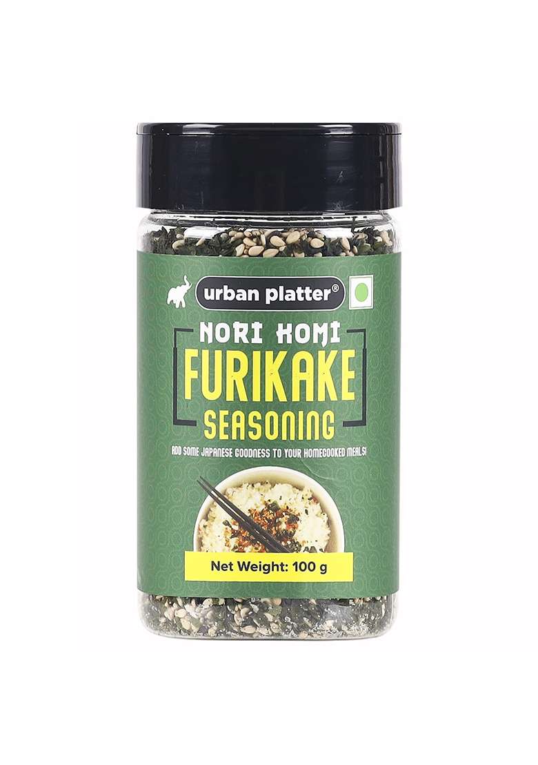 Urban Platter Nori Komi Furikake Seasoning, 100G (Japanese Style, Made With Ao Nori, Sesame Seeds, Pink Salt, Season Rice Balls, Sprinkle On Japanese Appetizers And More) - Indya